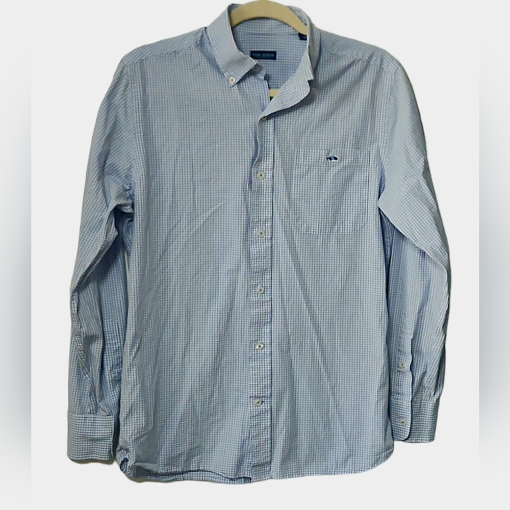 Fish Hippie Men's Blue and White Black Size Small - Picture 2 of 6